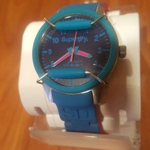 Superdry Women's Scuba Spectrum Blue Silicone